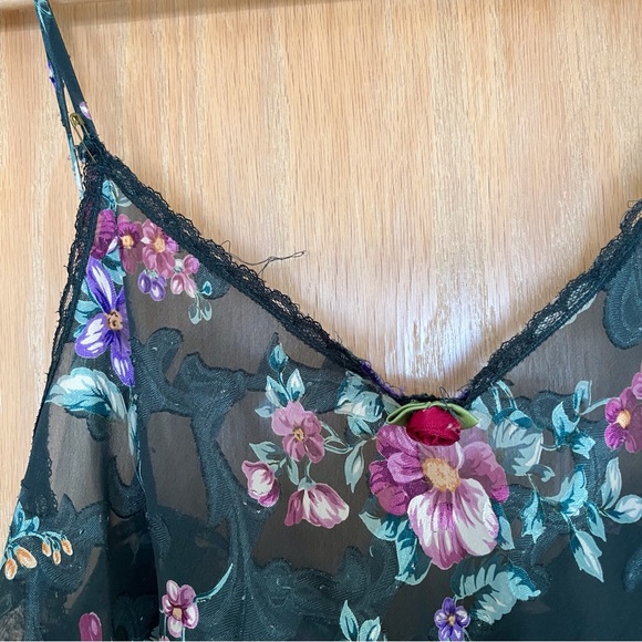 Moments vintage floral slip dress and robe! - Picture 7 of 10